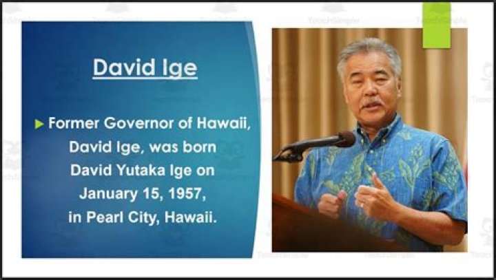 David Ige Biography - Facts, Childhood, Family Life & Achievements