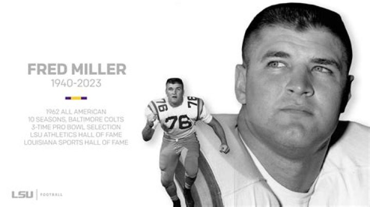 Former Baltimore Colts star Fred Miller Age, Wife , Children, Family